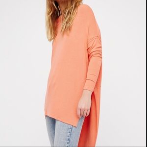 NWT we the free Coral Grapevine Tunic